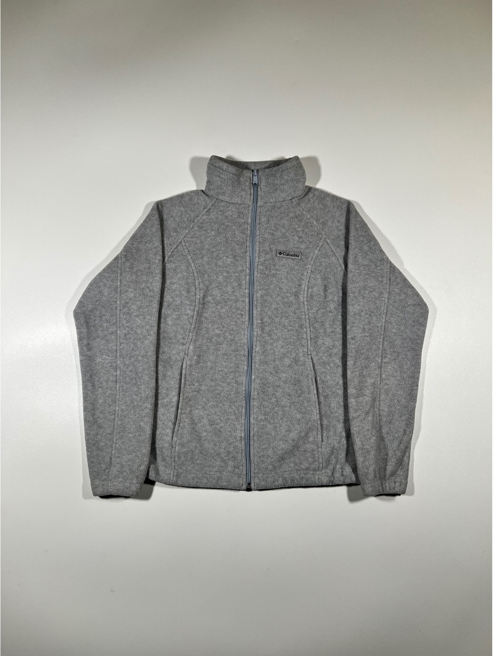 Columbia Fleece Quarter Zip Pullover Mens M Grey Sportswear Outdoor Jacket